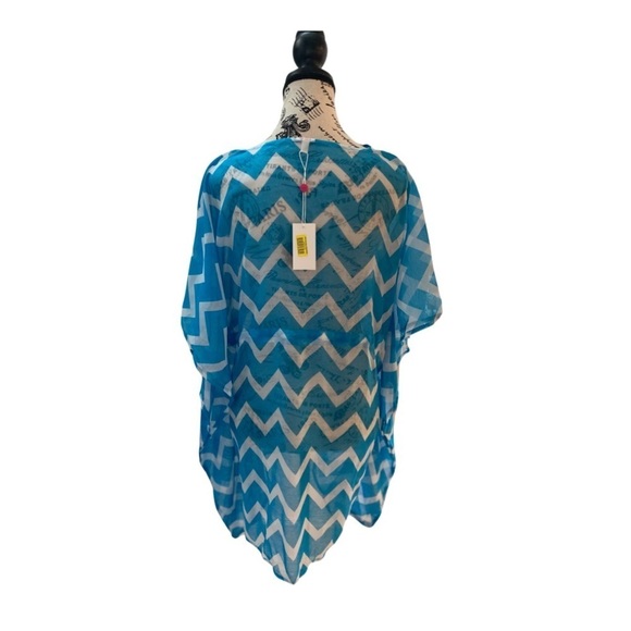Echo Design Swim Cover Up With Tie NWT One Size - Picture 2 of 8